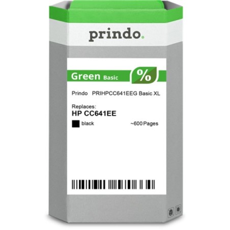 ORIGINAL Prindo Cartuccia d'inchiostro nero PRIHPCC641EEG Green XL ~600 Seiten