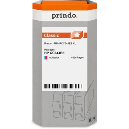 ORIGINAL Prindo Cartuccia d'inchiostro differenti colori PRIHPCC644EE Classic XL ~420 Seiten Prindo BASIC: L'alternativa economi