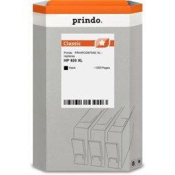 ORIGINAL Prindo Cartuccia d'inchiostro nero PRIHPCD975AE Classic XL ~1200 Seiten alternativa per HP CD975AE (920 XL)