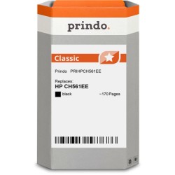 ORIGINAL Prindo Cartuccia d'inchiostro nero PRIHPCH561EE Classic ~190 Seiten alternativa per HP CH561EE (301)