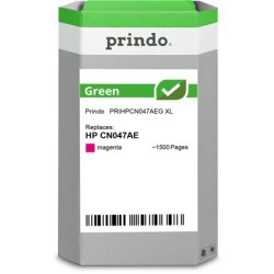 ORIGINAL Prindo Cartuccia d'inchiostro magenta PRIHPCN047AEG Green XL ~1500 Seiten Prindo GREEN: riciclata ed elaborata, di alta