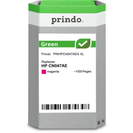 ORIGINAL Prindo Cartuccia d'inchiostro magenta PRIHPCN047AEG Green XL ~1500 Seiten Prindo GREEN: riciclata ed elaborata, di alta