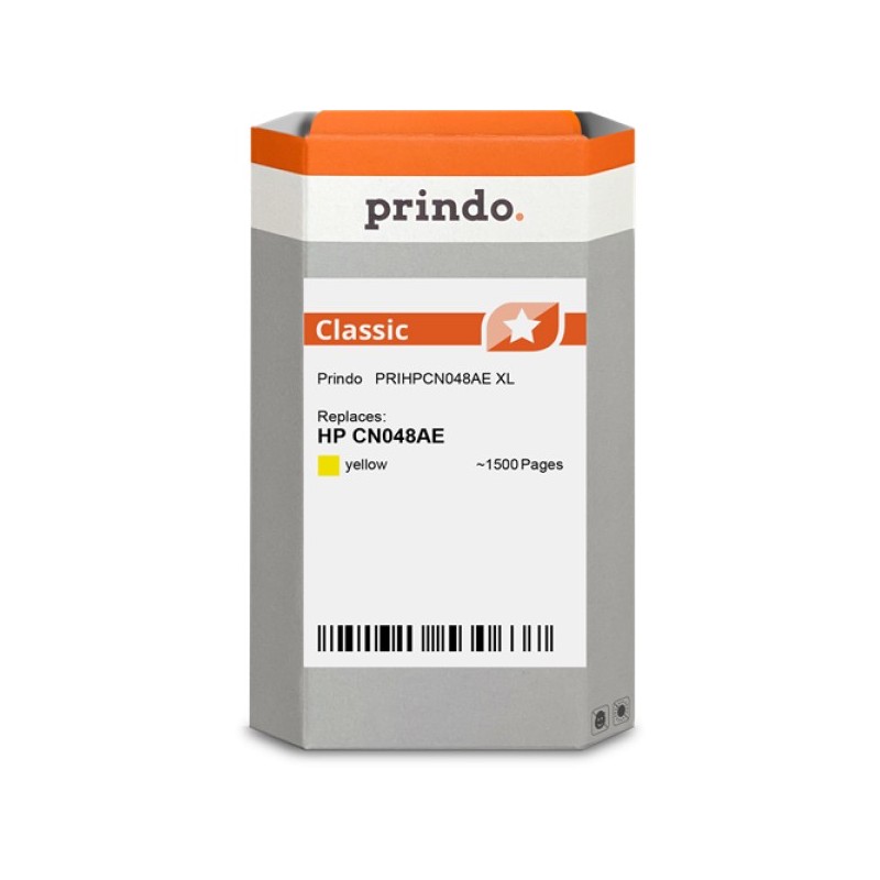 ORIGINAL Prindo Cartuccia d'inchiostro giallo PRIHPCN048AE Classic XL ~1500 Seiten Prindo Classic: l'alternativa premium, piena 