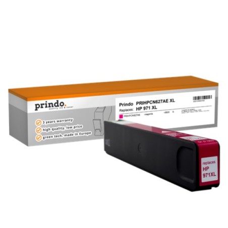 ORIGINAL Prindo Cartuccia d'inchiostro magenta PRIHPCN627AE Classic XL ~6600 Seiten 110ml alternativa per HP CN627AE (971XL)