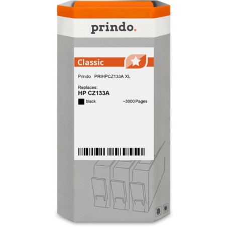 ORIGINAL Prindo Cartuccia d'inchiostro nero PRIHPCZ133A Classic 80ml