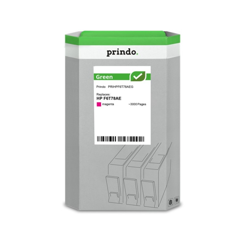 ORIGINAL Prindo Cartuccia d'inchiostro magenta PRIHPF6T78AEG Green ~3000 Seiten