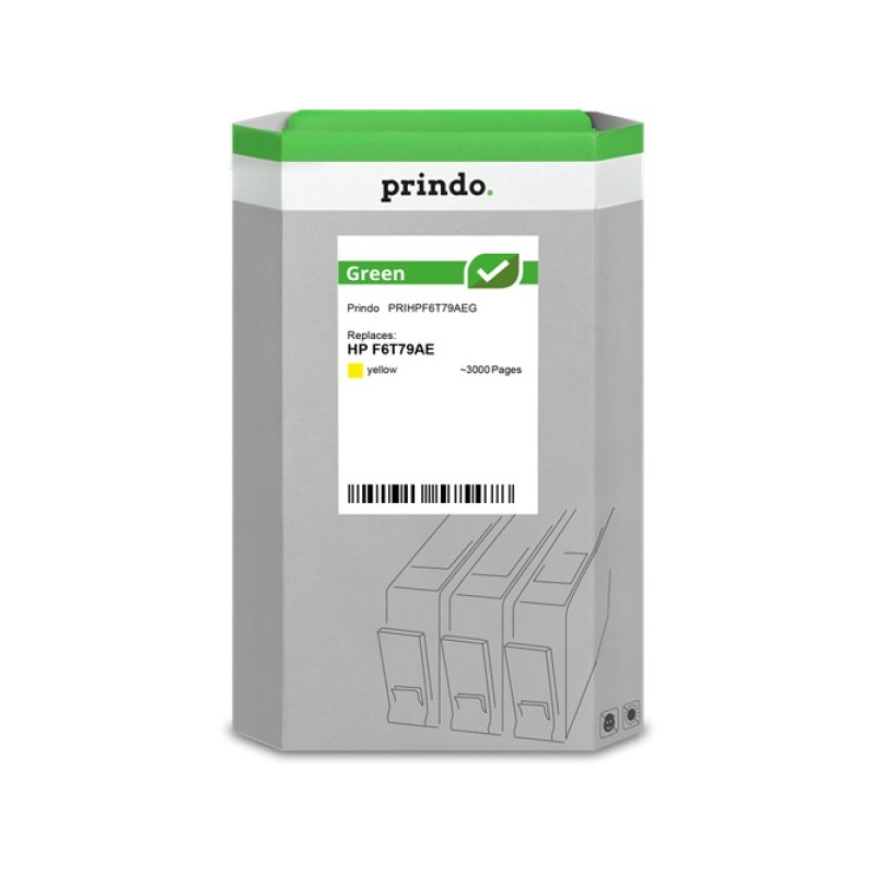 ORIGINAL Prindo Cartuccia d'inchiostro giallo PRIHPF6T79AEG Green ~3000 Seiten