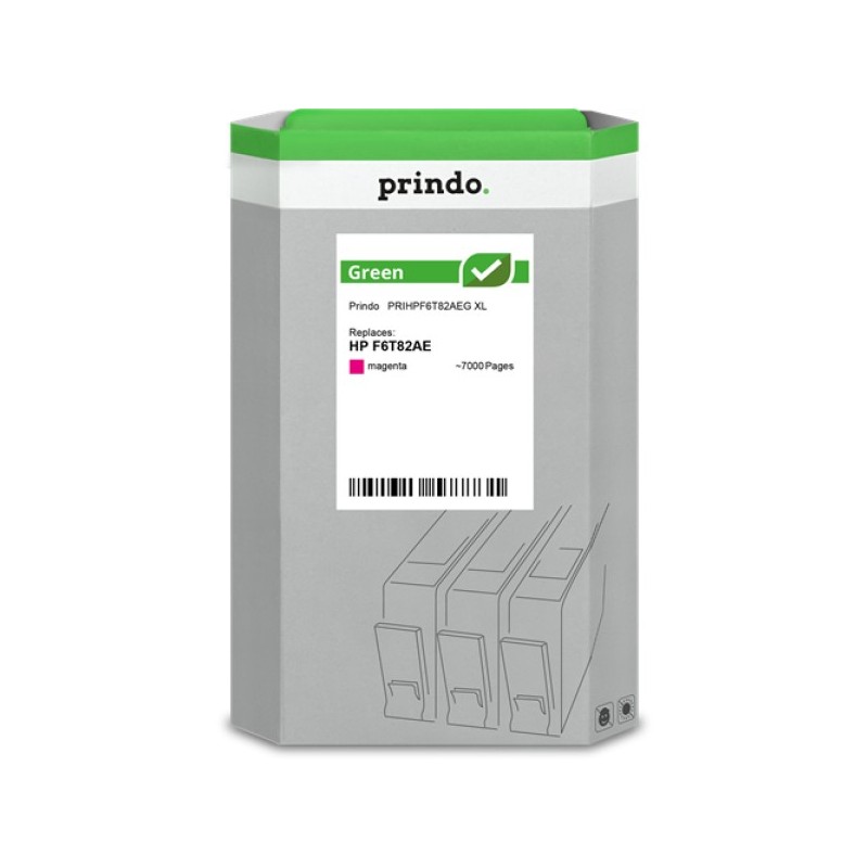 ORIGINAL Prindo Cartuccia d'inchiostro magenta PRIHPF6T82AEG Green XL ~7000 Seiten