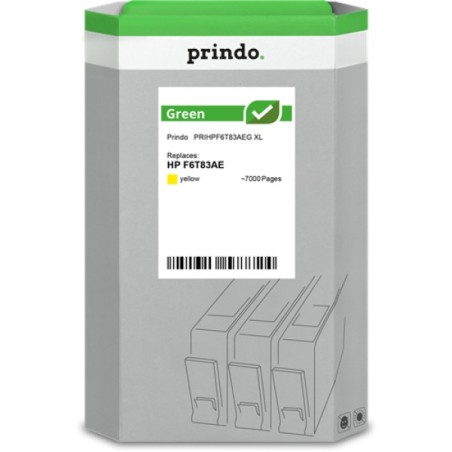 ORIGINAL Prindo Cartuccia d'inchiostro giallo PRIHPF6T83AEG Green XL ~7000 Seiten
