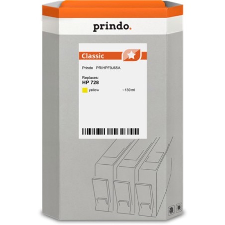 ORIGINAL Prindo Cartuccia d'inchiostro giallo PRIHPF9J65A Classic 130ml
