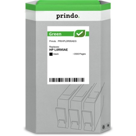 ORIGINAL Prindo Cartuccia d'inchiostro nero PRIHPL0R95AEG Green ~3500 Seiten