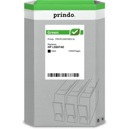 ORIGINAL Prindo Cartuccia d'inchiostro nero PRIHPL0S07AEG Green XL ~10000 Seiten