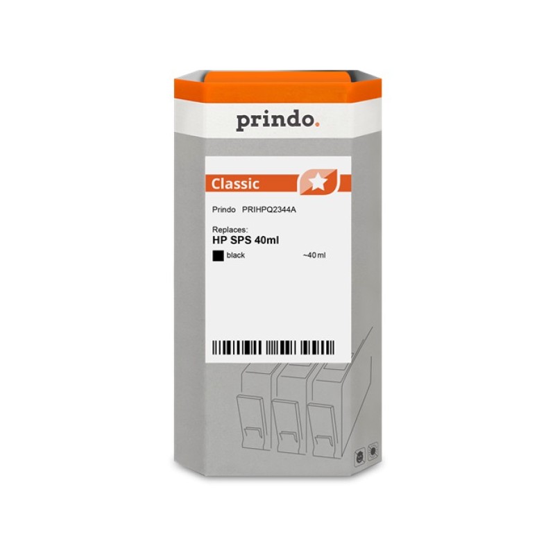 ORIGINAL Prindo Cartuccia d'inchiostro nero PRIHPQ2344A Classic 40ml