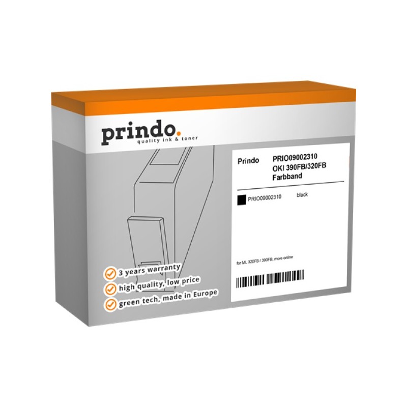 ORIGINAL Prindo Nastro colorato nero PRIO09002310 Basic