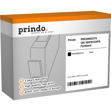 ORIGINAL Prindo Nastro colorato nero PRIO09002310 Basic
