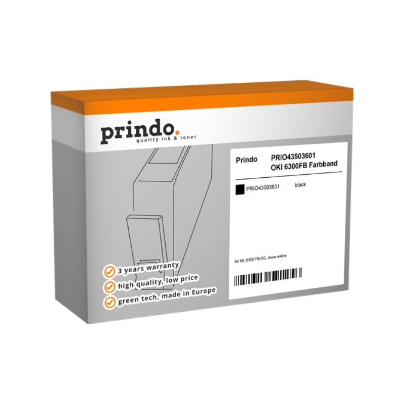 ORIGINAL Prindo Nastro colorato nero PRIO43503601 Basic