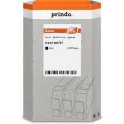 ORIGINAL Prindo cartuccia gelo nero PRIRGC41bk Basic ~2500 Seiten alternativa per Ricoh GC41bk (405761)
