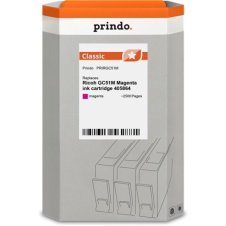 ORIGINAL Prindo Cartuccia d'inchiostro magenta PRIRGC51M Classic ~2500 Seiten