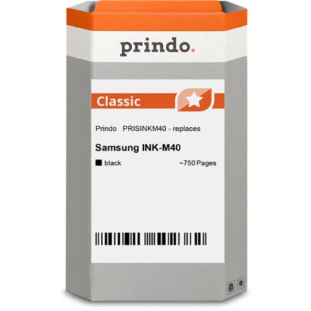 ORIGINAL Prindo Cartuccia d'inchiostro nero PRISINKM40 Classic ~750 Seiten Prindo CLASSIC: L'alternativa per Samsung INK-M40