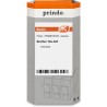ORIGINAL Prindo Nastro Bianco su nero PRSBBTZE345 Basic compatibile con Brother TZe-345, 18 mm x 8 m, laminato