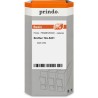 ORIGINAL Prindo Nastro Nero su bianco PRSBBTZES231 Basic compatibile con Brother TZe-S231, 12 mm x 8 m, laminato, adesivo extra 