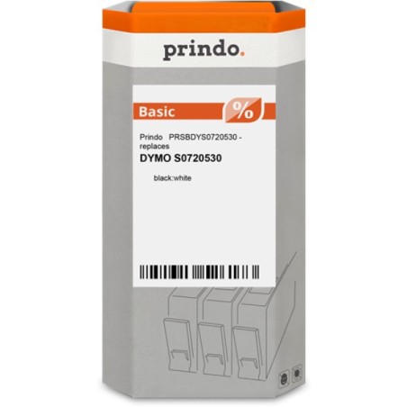 ORIGINAL Prindo Nastro Nero su bianco PRSBDYS0720530 Basic