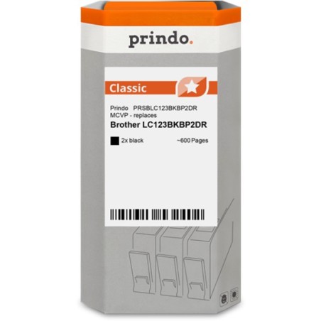 ORIGINAL Prindo Multipack nero PRSBLC123BKBP2DR MCVP Classic