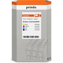 ORIGINAL Prindo Multipack nero / ciano / magenta / giallo PRSBLC221 Classic