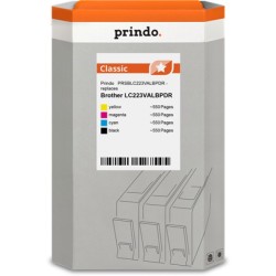 ORIGINAL Prindo Multipack nero / ciano / magenta / giallo PRSBLC223VALBPDR Classic
