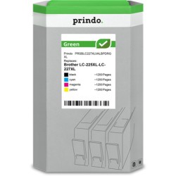 ORIGINAL Prindo Multipack nero / ciano / magenta / giallo PRSBLC227XLVALBPDRG Green XL ~4800 Seiten