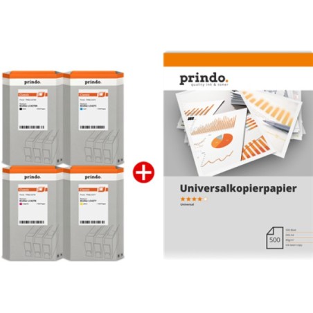 ORIGINAL Prindo Value Pack nero / ciano / magenta / giallo PRSBLC427 MCVP Classic ~7500 Seiten