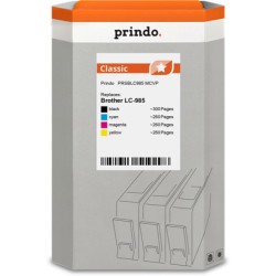 ORIGINAL Prindo Multipack nero / ciano / magenta / giallo PRSBLC985 MCVP Classic