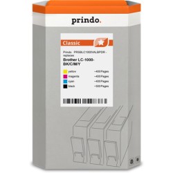 ORIGINAL Prindo Multipack nero / ciano / magenta / giallo PRSBLC1000VALBPDR Classic