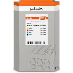 ORIGINAL Prindo Multipack nero / ciano / magenta / giallo PRSBLC1220VALBPDR Basic
