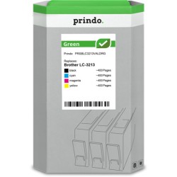 ORIGINAL Prindo Multipack nero / ciano / magenta / giallo PRSBLC3213VALDRG Green ~1200 Seiten