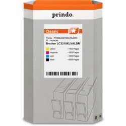 ORIGINAL Prindo Multipack nero / ciano / magenta / giallo PRSBLC3219XLVALDRC Classic XL