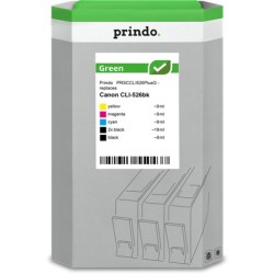 ORIGINAL Prindo Multipack nero / ciano / magenta / giallo PRSCCLI526PlusG Green