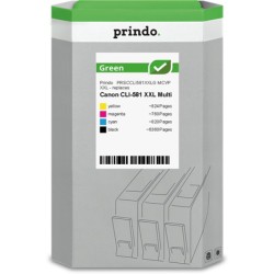 ORIGINAL Prindo Multipack nero / ciano / magenta / giallo PRSCCLI581XXLG MCVP Green XXL