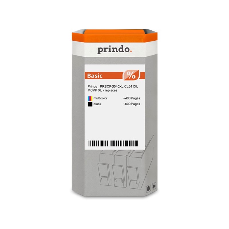 ORIGINAL Prindo Multipack nero / differenti colori PRSCPG540XL CL541XL MCVP Basic XL Prindo BASIC: L'alternativa a basso prezzo,