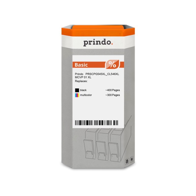 ORIGINAL Prindo Multipack nero / differenti colori PRSCPG545XL_CL546XL MCVP 01 Basic XL Prindo BASIC: l'alternativa a basso cost