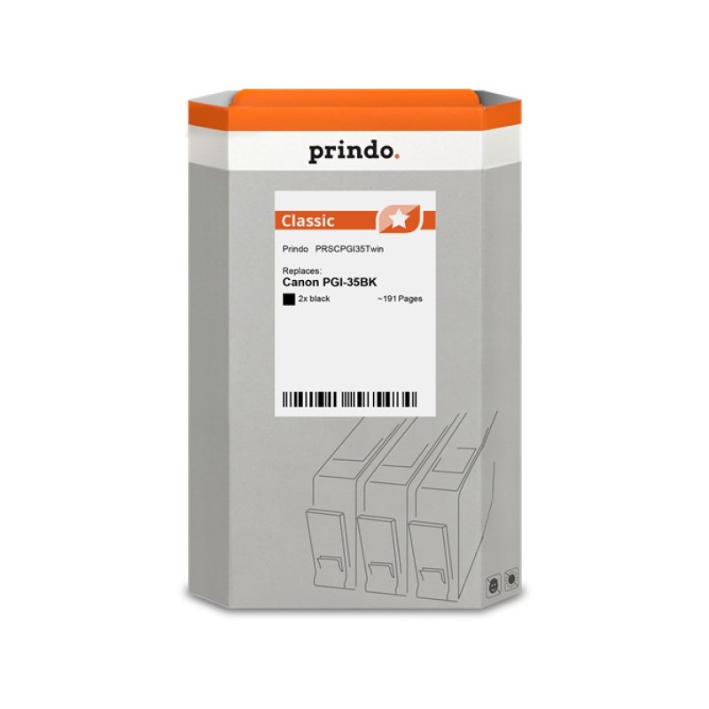 ORIGINAL Prindo Multipack nero PRSCPGI35Twin Classic