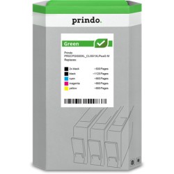 ORIGINAL Prindo Multipack nero / ciano / magenta / giallo PRSCPGI550XL_CLI551XLPlusG MCVP Green XL Prindo GREEN: Riciclato