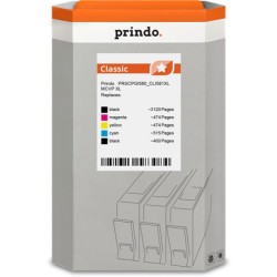 ORIGINAL Prindo Multipack nero / ciano / magenta / giallo PRSCPGI580_CLI581XL MCVP Classic XL