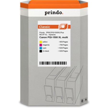 ORIGINAL Prindo Multipack nero / ciano / magenta / giallo PRSCPGI1500XLPlus MCVP Classic XL