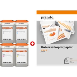 ORIGINAL Prindo Value Pack nero / ciano / magenta / giallo PRSET05H6 MCVP Classic XL ~4400 Seiten