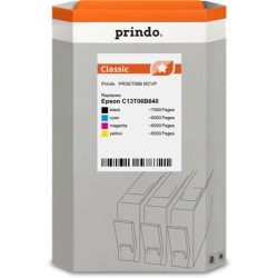 ORIGINAL Prindo Multipack nero / ciano / magenta / giallo PRSET06B MCVP Classic