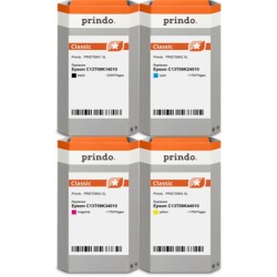 ORIGINAL Prindo Multipack nero / ciano / magenta / giallo PRSET09K MCVP 01 Classic XL ~7300 Seiten