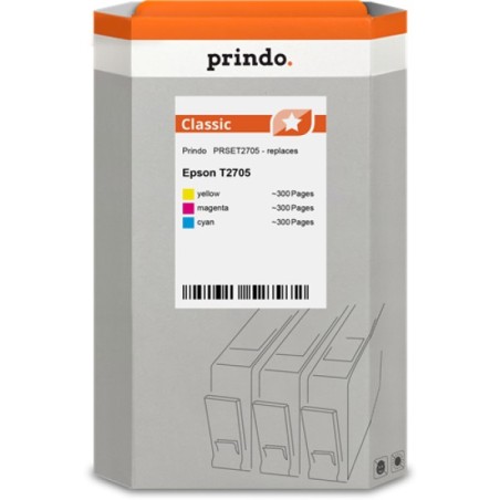 ORIGINAL Prindo Multipack ciano / magenta / giallo PRSET2705 Classic