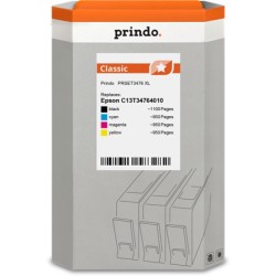 ORIGINAL Prindo Multipack nero / ciano / magenta / giallo PRSET3476 Classic XL