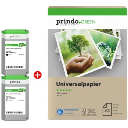 ORIGINAL Prindo Value Pack nero / differenti colori PRSHP6ZA94AEG MCVP Green XL ~440 Seiten